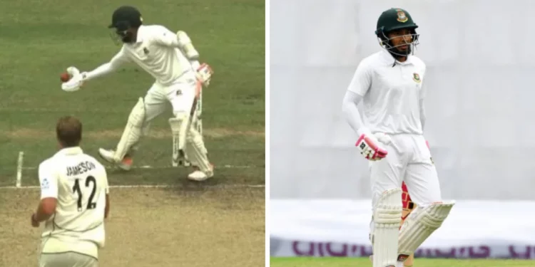 Mushfiqur Rahim becomes the first player from Bangladesh to be dismissed for handling the ball in BAN against NZ. 1 Mushfiqur Rahim