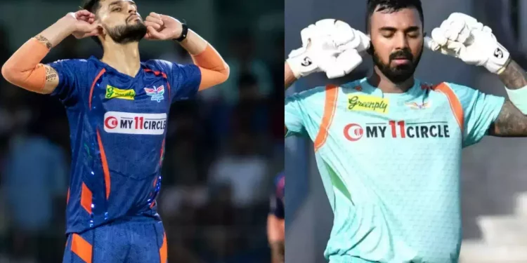 "He takes the lead from the front." - Naveen-ul-Haq praises KL Rahul's leadership qualities as captain 1 Naveen-ul-Haq praises KL Rahul's leadership qualities as captain