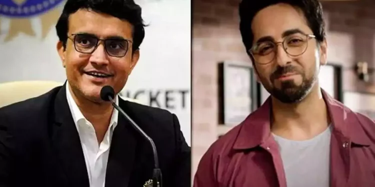 In the cricketer's biopic, Ayushmann Khurrana will portray Sourav Ganguly. 1 In the cricketer's biopic, Ayushmann Khurrana will portray Sourav Ganguly.