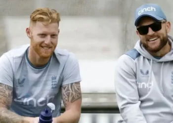Brendon McCullum is upbeat about Ben Stokes' injury comeback ahead of the India Tests, saying, "We'll make that call as late as we need to." 1 Brendon McCullum is upbeat about Ben Stokes' injury comeback ahead of the India Tests, saying, "We'll make that call as late as we need to."