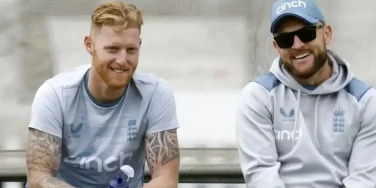 Brendon McCullum is upbeat about Ben Stokes' injury comeback ahead of the India Tests, saying, "We'll make that call as late as we need to." 1 Brendon McCullum is upbeat about Ben Stokes' injury comeback ahead of the India Tests, saying, "We'll make that call as late as we need to."