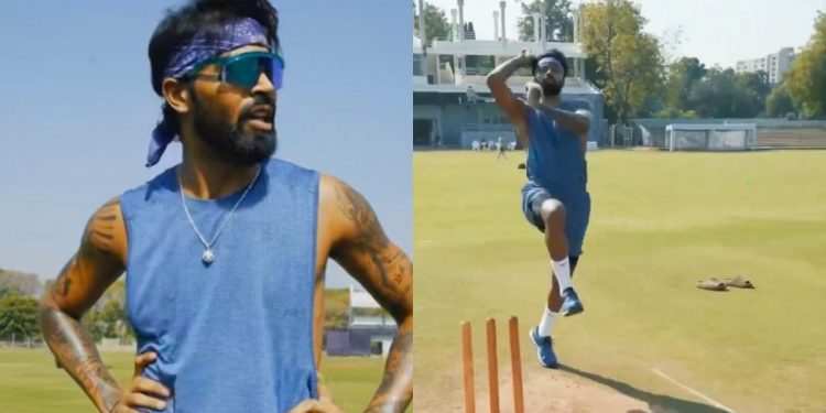 IPL 2024 will see Hardik Pandya start bowling, and he provides a practise video.