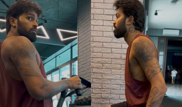 Hardik Pandya discusses his training regimen while recuperating. 1 Hardik Pandya discusses his training regimen while recuperating.