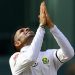 Keshav Maharaj said of the entrance song Ram Siya Ram, "I requested that be played." 6 Keshav Maharaj said of the entrance song Ram Siya Ram, "I requested that be played."