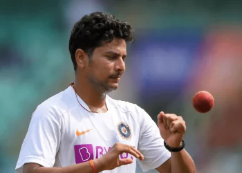 Rohit Sharma informs Kuldeep Yadav of his intentions for the opening Test match against England, saying, "He is a very tempting option without a doubt."