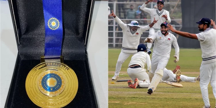 Ranji Trophy 2024: BCCI First Presents the "Player of the Match Medal" 1 Ranji Trophy 2024: BCCI First Presents the "Player of the Match Medal"