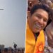 Rajnikanth and Sachin Tendulkar share a moment during the consecration ceremony of the Ram Temple. 6 Rajnikanth and Sachin Tendulkar share a moment during the consecration ceremony of the Ram Temple.