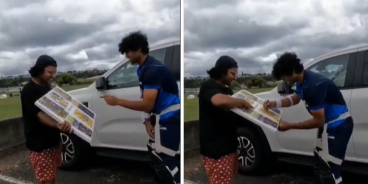 Rachin Ravindra autographs a poster for a New Zealand CSK supporter. 1 Rachin Ravindra autographs a poster for a New Zealand CSK supporter.