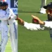 SA vs. IND: Virat Kohli motions for the players to bow down and urges them not to celebrate Dean Elgar wicket. 6 Virat Kohli motions for the players to bow down and urges them not to celebrate Dean Elgar wicket.