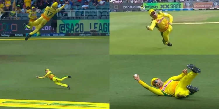 SA20 2024: Faf du Plessis dismisses Dewald Brevis with a one-handed stunner 1 Faf du Plessis dismisses Dewald Brevis with a one-handed stunner