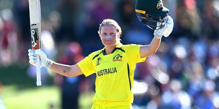After a match-winning performance against India, Alyssa Healy praises Kim Garth, saying, "She loves these conditions." 1 Alyssa Healy praises Kim Garth, saying, "She loves these conditions."
