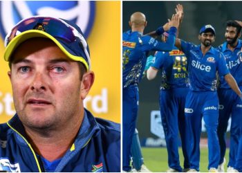 MI head coach Mark Boucher stated, "I think it's above my pay grade to answer or ask questions of the BCCI" regarding Rohit Sharma's potential SA20 League participation. 1 MI head coach Mark Boucher stated, "I think it's above my pay grade to answer or ask questions of the BCCI" regarding Rohit Sharma's potential SA20 League participation.