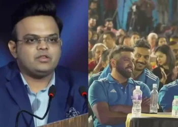 Rohit Sharma's response goes viral as Jay Shah declares him the captain of the 2024 T20 World Cup. 4 Rohit Sharma's response goes viral as Jay Shah declares him the captain of the 2024 T20 World Cup.