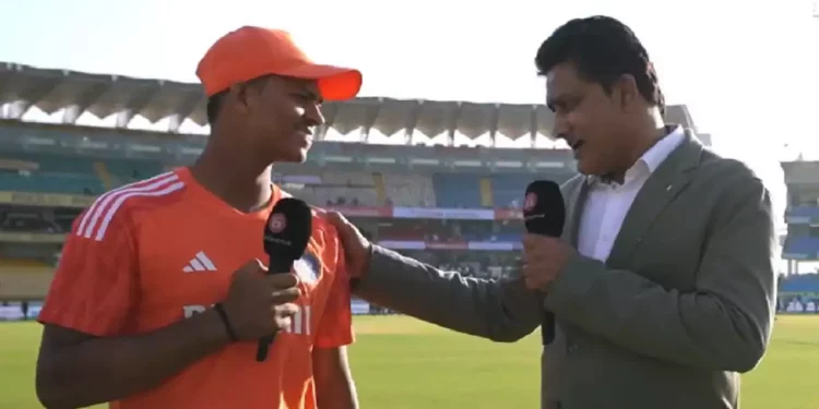 After the Rajkot game, Anil Kumble orders Yashasvi Jaiswal to bowl as well, saying, "Go tell the skipper to give a few overs." 1 After the Rajkot game, Anil Kumble orders Yashasvi Jaiswal to bowl as well, saying, "Go tell the skipper to give a few overs."