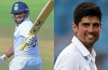 After Sarfaraz Khan's debut against Rajkot, England great Alastair Cook said, "I liked Sarfaraz's batting, I was intrigued to see him."