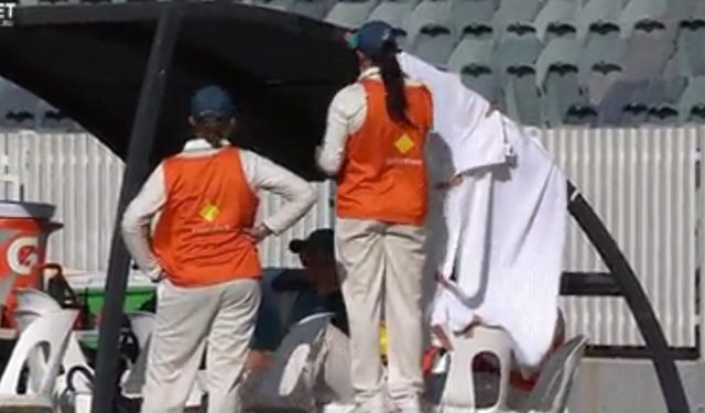 AUS-W vs. SA-W: Megan Schutt assumes a new position to shield incoming batters from the midday sun