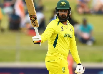 Harjas Singh is a person. In the World Cup final versus India, Australia's U19 batter from Chandigarh scored the most runs.