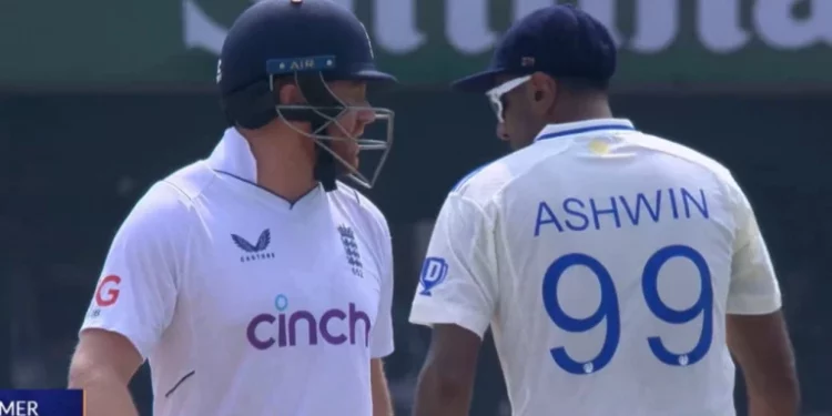 Video of R Ashwin celebrating in front of Bairstow following his dismissal during IND vs. ENG goes viral. 1 Video of R Ashwin celebrating in front of Bairstow following his dismissal during IND vs. ENG goes viral.