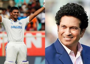 "He instructed me to keep up the good work," double centurion Yashasvi Jaiswal said of his chat with Sachin Tendulkar.
