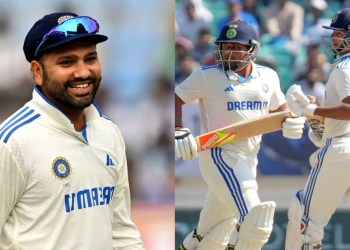 Rohit Sharma commends India's young players following the victory in Rajkot.