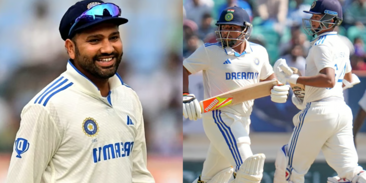 Rohit Sharma commends India's young players following the victory in Rajkot. 1 Rohit Sharma commends India's young players following the victory in Rajkot.