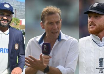 Michael Atherton anticipates that England will play strongly on Day 2 against India and that the visitors will rally. 9 Michael Atherton anticipates that England will play strongly on Day 2 against India and that the visitors will rally.