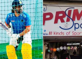 Here's why MS Dhoni's new bat sticker is going viral. 3 Here's why MS Dhoni's new bat sticker is going viral.