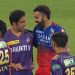 IPL 2024: In the RCB vs. KKR match, Virat Kohli and Gautam Gambhir embrace during the timeout 7 IPL 2024: In the RCB vs. KKR match, Virat Kohli and Gautam Gambhir embrace during the timeout.
