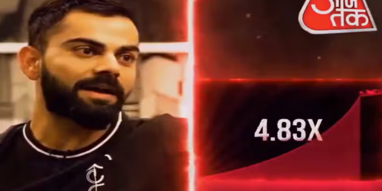 An internet viral deepfake video featuring Virat Kohli promoting a betting app 1 An internet viral deepfake video featuring Virat Kohli promoting a betting app