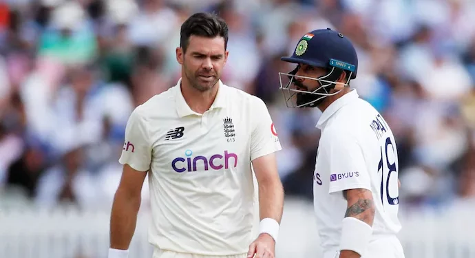 James Anderson said on Virat Kohli's absence from the Test series, "It's a shame he's not been playing."