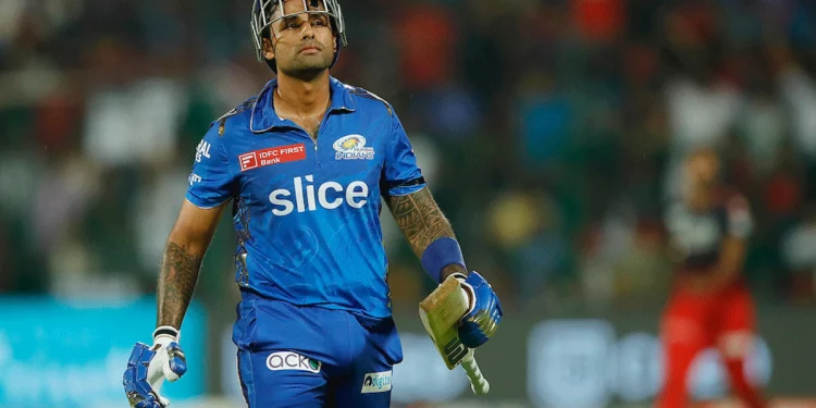 IPL 2024: According to an NCA assessment, Suryakumar Yadav might miss a few more games for the Mumbai Indians 1 IPL 2024: According to an NCA assessment, Suryakumar Yadav might miss a few more games for the Mumbai Indians
