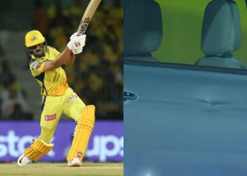 CSK vs LSG: The enormous hit by Ruturaj Gaikwad dents the sponsor car in the stands 6 CSK vs LSG: The enormous hit by Ruturaj Gaikwad dents the sponsor car in the stands