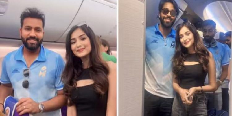 Sejal Jaiswal, the mystery female, says of meeting the MI squad, "I just woke up to my phone being blasted."