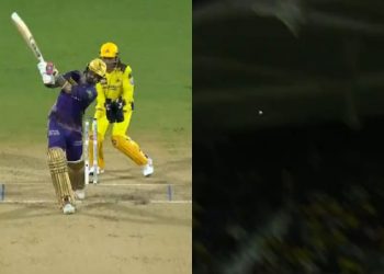 Shot of the Day - Sunil Narine launches Theekshana for colossal six at Chepauk- CSK vs KKR IPL 2024 3 Shot of the Day - Sunil Narine launches Theekshana for colossal six at Chepauk- CSK vs KKR IPL 2024