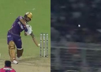 Shot of the Day - Rinku Singh displays power and precision in mind-boggling strike against Avesh - KKR vs RR IPL 2024 2 Shot of the Day - Rinku Singh displays power and precision in mind-boggling strike against Avesh - KKR vs RR IPL 2024
