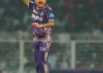 The IPL's period of declining high scores is embodied by Sunil Narine and KKR. 2 The IPL's period of declining high scores is embodied by Sunil Narine and KKR.