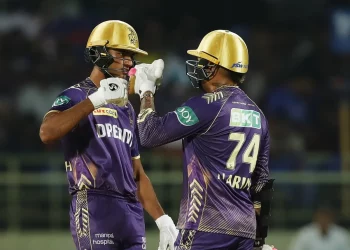 KKR smash DC led by Sunil Narine and Raghuvanshi. 3 KKR smash DC led by Sunil Narine and Raghuvanshi.