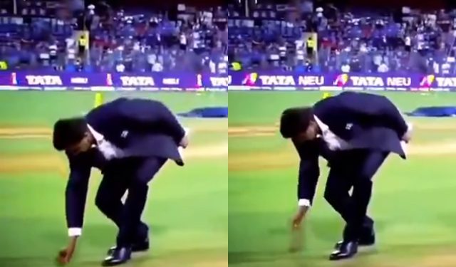 Watch: A video of a match official purportedly manipulating the toss during MI vs RCB gets viral 1 Watch: A video of a match official purportedly manipulating the toss during MI vs RCB gets viral