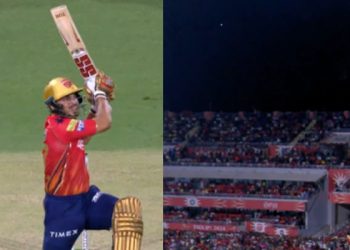 Shot of the Day - Ashutosh Sharma's wild slog leaves Avesh Khan awestruck - PBKS vs RR IPL 2024 3 Shot of the Day - Ashutosh Sharma's wild slog leaves Avesh Khan awestruck - PBKS vs RR IPL 2024