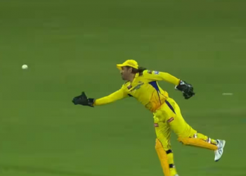 IPL 2024: MS Dhoni throws a catch to give Andre Russell a chance at redemption, and the clip becomes viral
