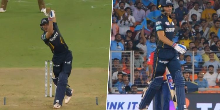 Shot of the Day - Shubman Gill's majestic lofted drive dispatches Rabada's pace over the fence - GT vs PBKS IPL 2024