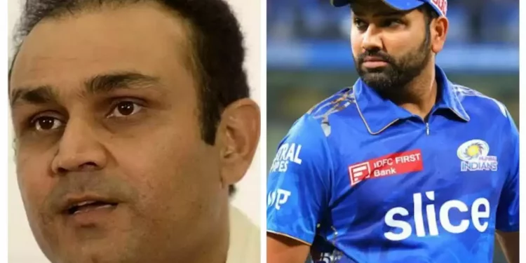 The Mumbai Indians have also dropped their previous five games as captain, led by Rohit Sharma: Virender Sehwag