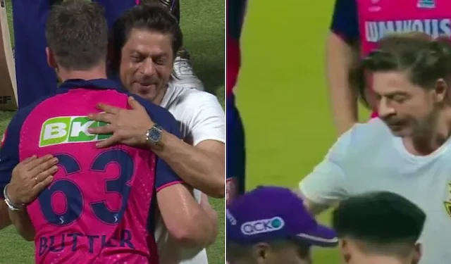 IPL 2024: An attention-grabbing gesture from Shah Rukh Khan to Jos Buttler following KKR's defeat 1 IPL 2024: An attention-grabbing gesture from Shah Rukh Khan to Jos Buttler following KKR's defeat