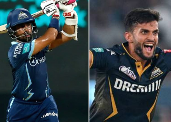 Why aren't Azmatullah Omarzai and Wriddhiman Saha participating in IPL 2024 Match 21 between GT and LSG?