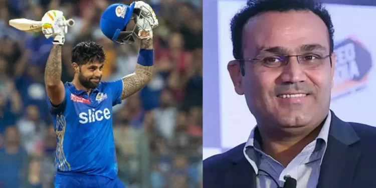 "After a lacklustre performance against KKR, at least show respect for the bowler—Virender Sehwag lashes out at Rohit and Suryakumar." 1 "After a lacklustre performance against KKR, at least show respect for the bowler—Virender Sehwag lashes out at Rohit and Suryakumar."