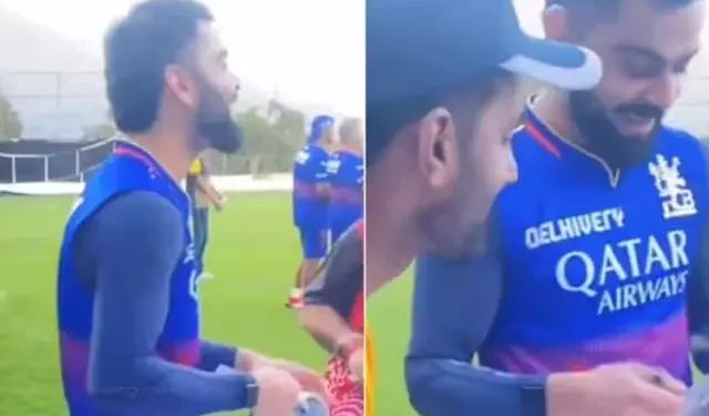 A video of Virat Kohli speaking fluent Punjabi to children in Dharamsala before the PBKS match goes viral. 1 Virat Kohli speaks fluent Punjabi with youngsters in Dharamsala ahead of PBKS clash, video goes viral