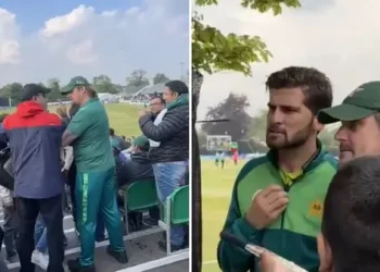 Watch Shaheen Afridi approach a fan during the Ireland T20I series for misbehaving. 8 Watch Shaheen Afridi approach a fan during the Ireland T20I series for misbehaving.