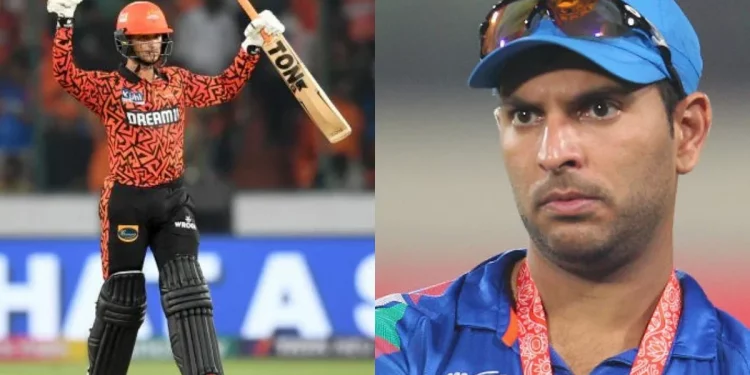 Yuvraj Singh gives Abhishek Sharma more encouragement after yet another vicious blow: "Your time is coming round the corner."