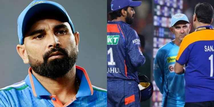 Mohammed Shami expressed his dismay after Sanjiv Goenka's impassioned conversation with KL Rahul, saying, "Yeh sharam ki baat hai." 1 Mohammed Shami expressed his dismay after Sanjiv Goenka's impassioned conversation with KL Rahul, saying, "Yeh sharam ki baat hai."
