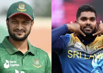 Top spot in the T20I all-rounders list was shared by Wanindu Hasaranga and Shakib Al Hasan.
